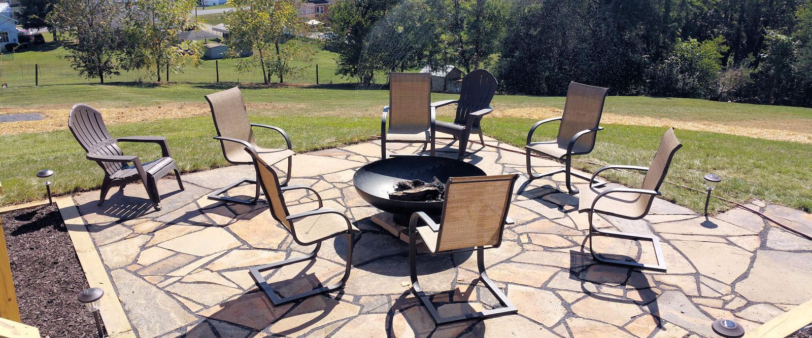 Fire pit patio